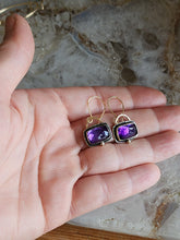 Deep Purple Amethyst Earrings