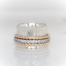 Eternity Diamond Cut Moisinites Meditation Ring