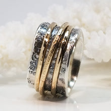 Fused Silver Meditation Ring