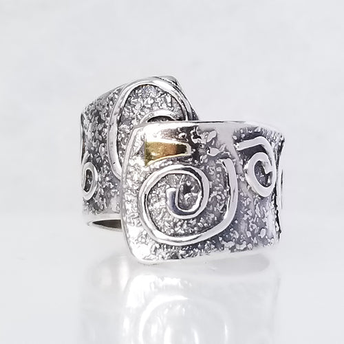 Silver & Gold Wrap Ring
